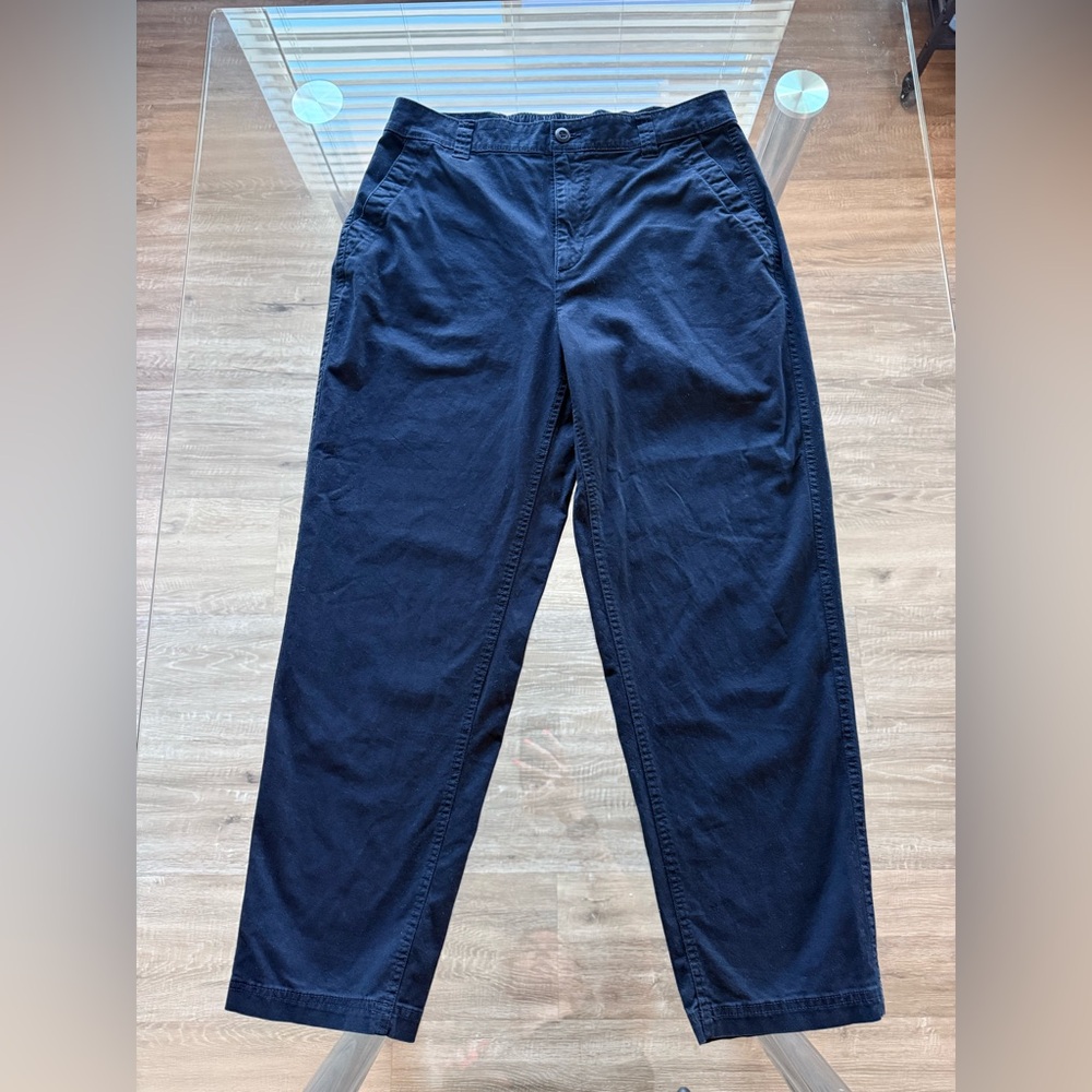 Old Navy Black High-Rise Chino Pants